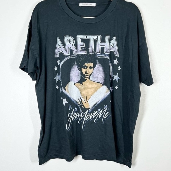 DAYDREAMER Aretha Franklin You Move Me Tee Vintage black - Picture 4 of 7